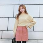 Crew-neck Wide-sleeve Sweater