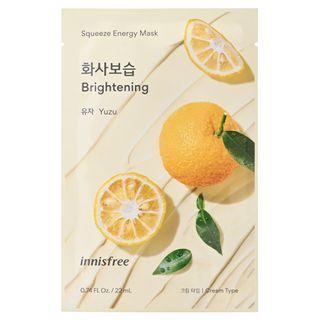 Innisfree - Squeeze Energy Mask - 10 Types Yuzu