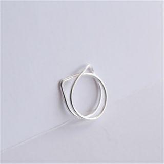 925 Sterling Silver Cat Ear Ring As Shown In Figure - One Size