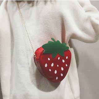 Strawberry Crossbody Bag Red - One Size