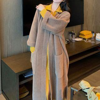 Set Of 2: Long Jacket + Long-sleeve Dress
