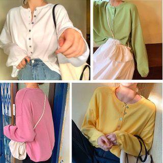Plain Loose-fit Jacket - 5 Colors