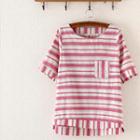 Short Sleeved Striped Top