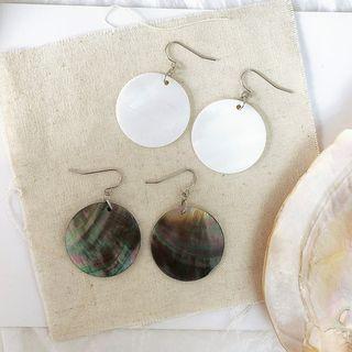 Scallop Dish Dangle Earring