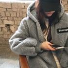 Sherpa-fleece Oversized Hoodie