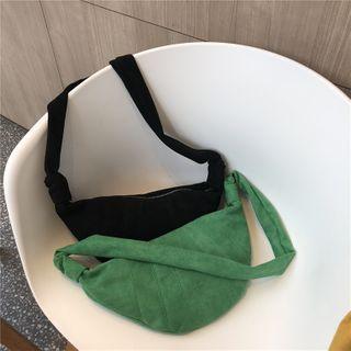 Faux Suede Sling Bag