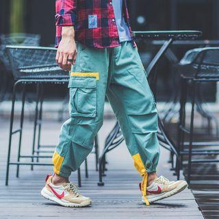 Loose-fit Cargo Harem Pants