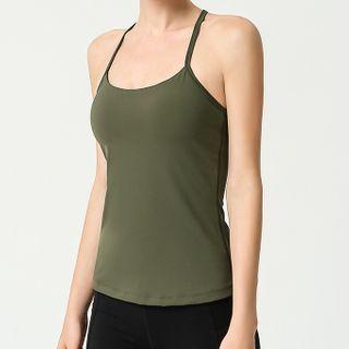 Halter Neck Sports Tank Top