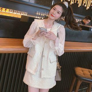Plain A-line Skirt / Vest