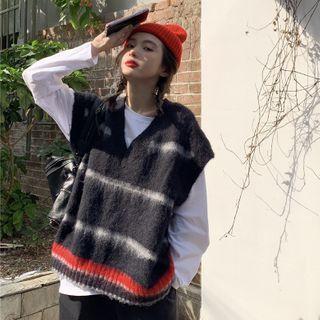 Tie-dyed Knit Vest