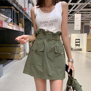 Sarcasm Letter Tank Top