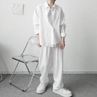 Set: Crinkle Shirt + Pants