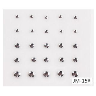 Diy Metallic Nail Art Decoration (jm-15) 1 Set