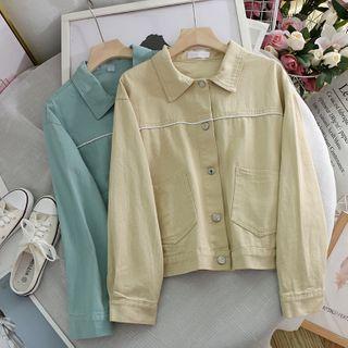 Cargo Long-sleeve Denim Jacket