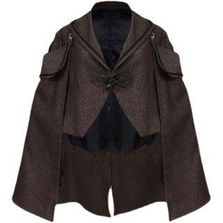 Toggle Cape Coffee - One Size