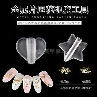 Star / Heart Metal Nail Art Decoration Bending Mold