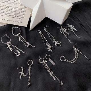 Chained Alloy Earring (various Designs)
