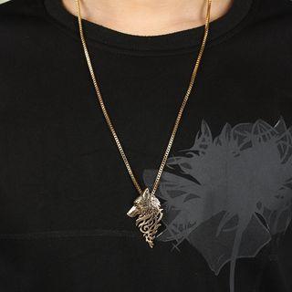 Wolf Head Necklace