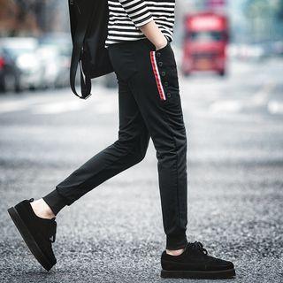 Buttoned Jogger Pants