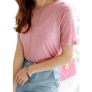 Textured Sheer M Lange T-shirt
