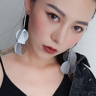 Disc Pvc Dangle Earring