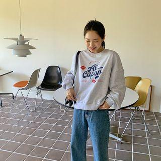 Loose-fit Letter Sweatshirt