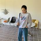 Loose-fit Letter Sweatshirt