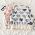 Faux-pearl Loose-fit Sweater