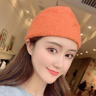 Plain Shearling Beanie