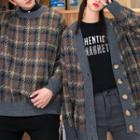 Couple Matching Plaid Sweater / Plaid Cardigan