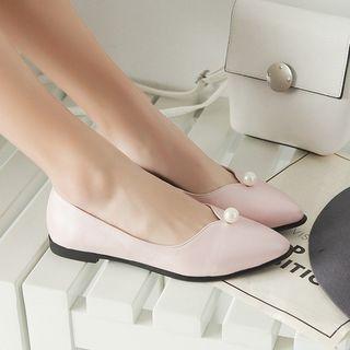 Pearl Pointed Flats