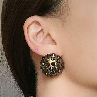 Studded Alloy Earring