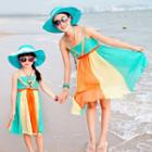 Family Matching Strappy A-line Dress
