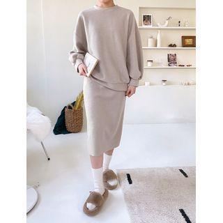 H-line Long Napped Skirt