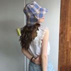 Plaid Bucket Hat As Shown In Figure - One Size