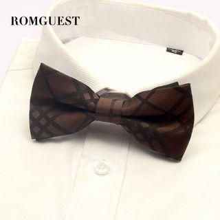 Check Bow Tie Coffee - One Size