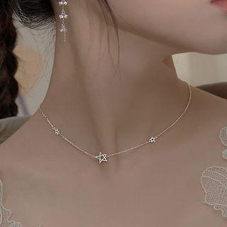 Star Sterling Silver Choker