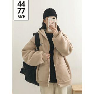 Fleece Lined Zip-up Hoodie