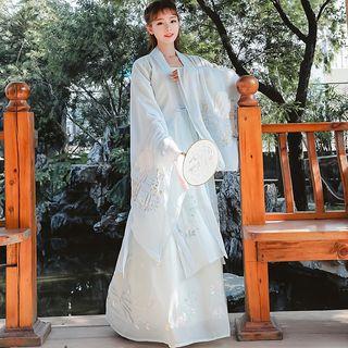 Short-sleeve Hanfu Jacket / Long Jacket / Maxi Skirt / Long-sleeve Top / Spaghetti Strap Top