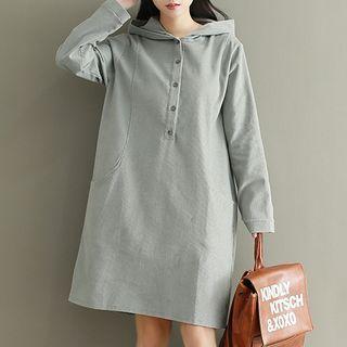 Corduroy Hoodie Dress