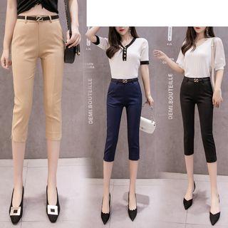 Crop Slim-fit Pants