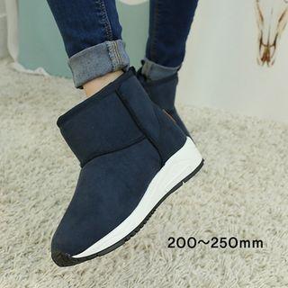 Faux Fur-lined Ankle Boots