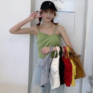 Crisscross Cropped Camisole Top
