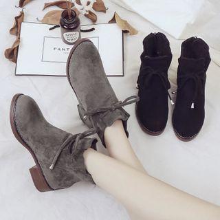 Tied Ankle Boots