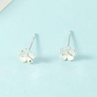 Alloy Flower Earring 1 Pair - Silver - One Size