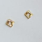 925 Sterling Silver Argyle Earring One Size - One Size