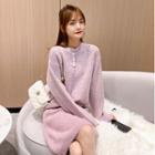Set: Glitter Sweater + A-line Skirt