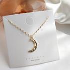 Moon Necklace 1 Pc - Gold - Gold