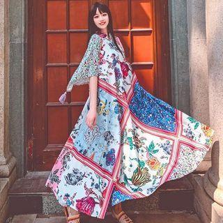 Print Dress Color - One Size