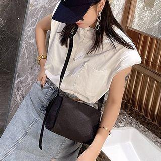 Flap Crossbody Bag Geometry - Black - One Size
